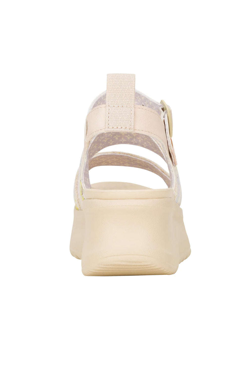HEYDUDE Delray Buckle Cottage Crochet Sandals for Women in Egret/Lavender