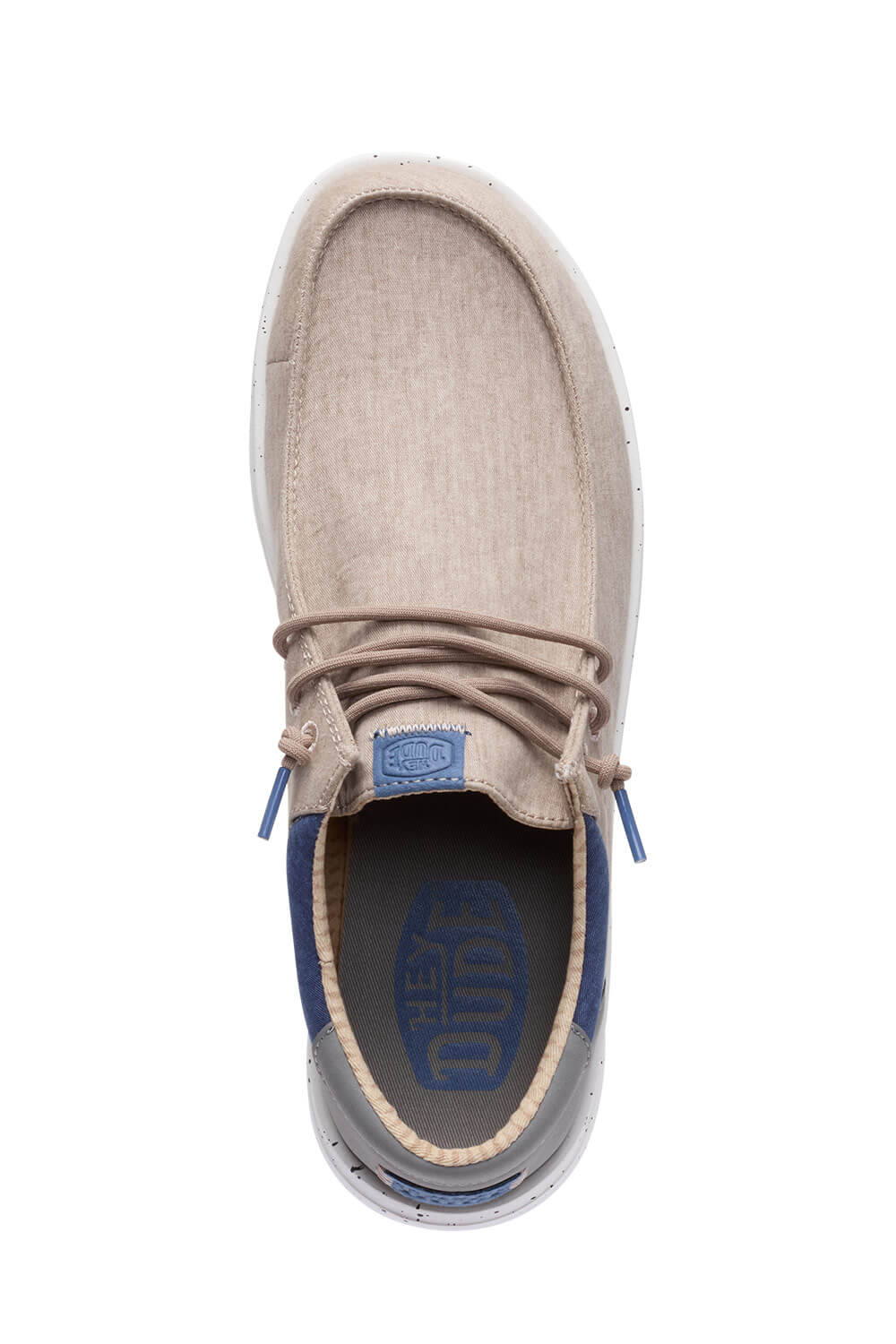 HEYDUDE Men’s Paul Washed Shoes in Doeskin Tan