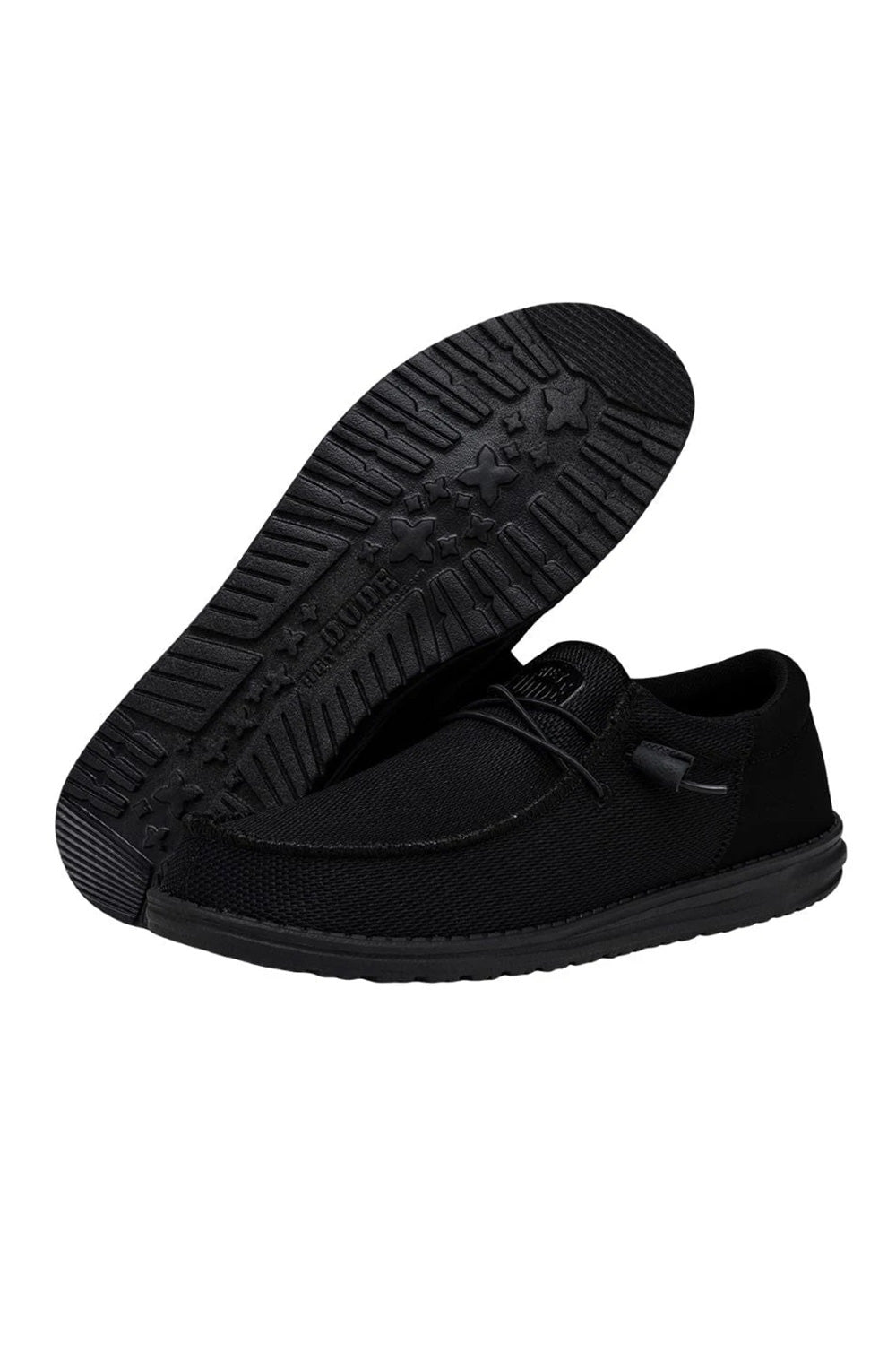 HEYDUDE Men’s Wally Funk Mono Shoes in Black