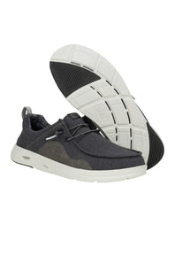 HEYDUDE Men’s Hey2O Mesh Shoes in Black/Grey