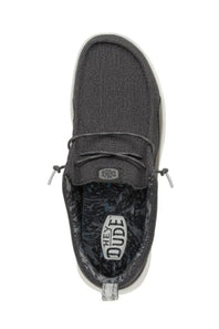 HEYDUDE Men’s Hey2O Mesh Shoes in Black/Grey