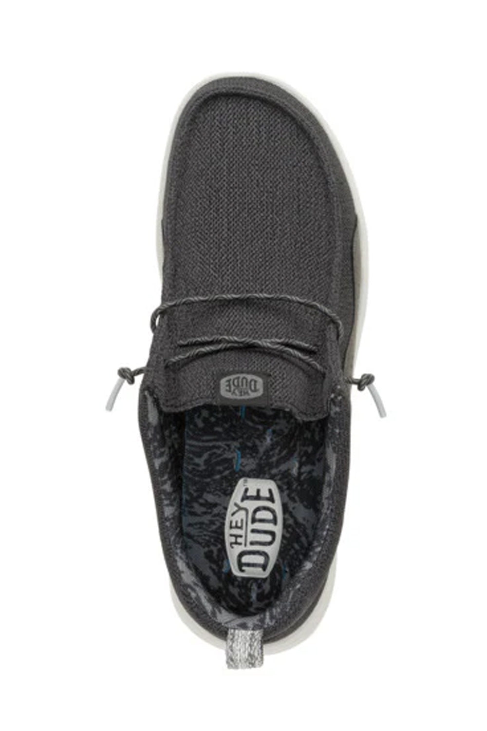 HEYDUDE Men’s Hey2O Mesh Shoes in Black/Grey