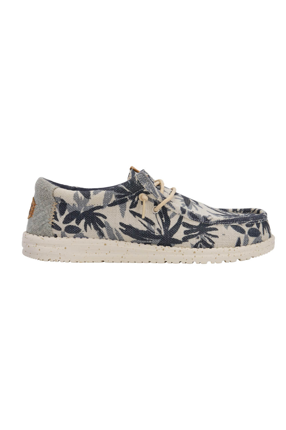 HEYDUDE Men’s Wally Jute Shoes in Egret Cloud Blue