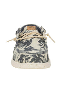 HEYDUDE Men’s Wally Jute Shoes in Egret Cloud Blue