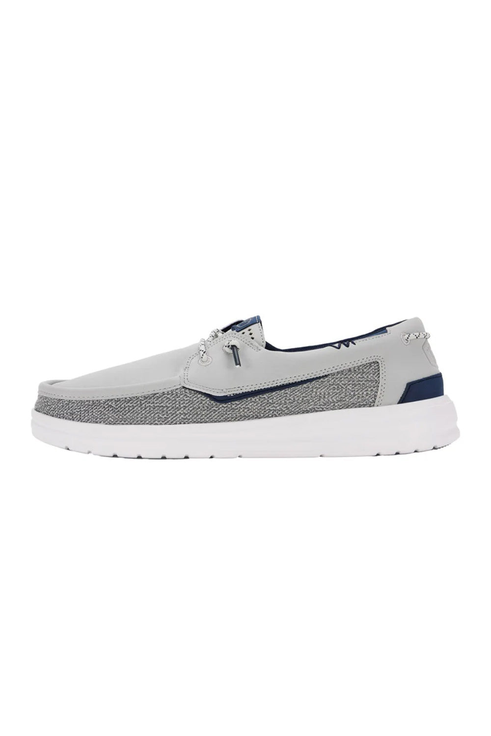 HEYDUDE Men’s Welsch Grip Classic Mesh Shoes in Grey
