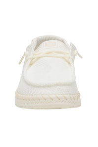 HEYDUDE Women’s Wendy Espadrille Woven Shoes in White