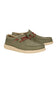 HEYDUDE Men’s Wally Waxed Canvas Shoes in Olive 