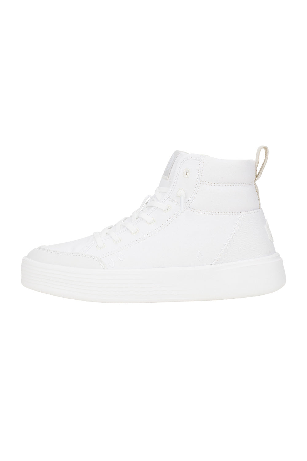 HEYDUDE Women’s Cody Hi Canvas Sneakers in White