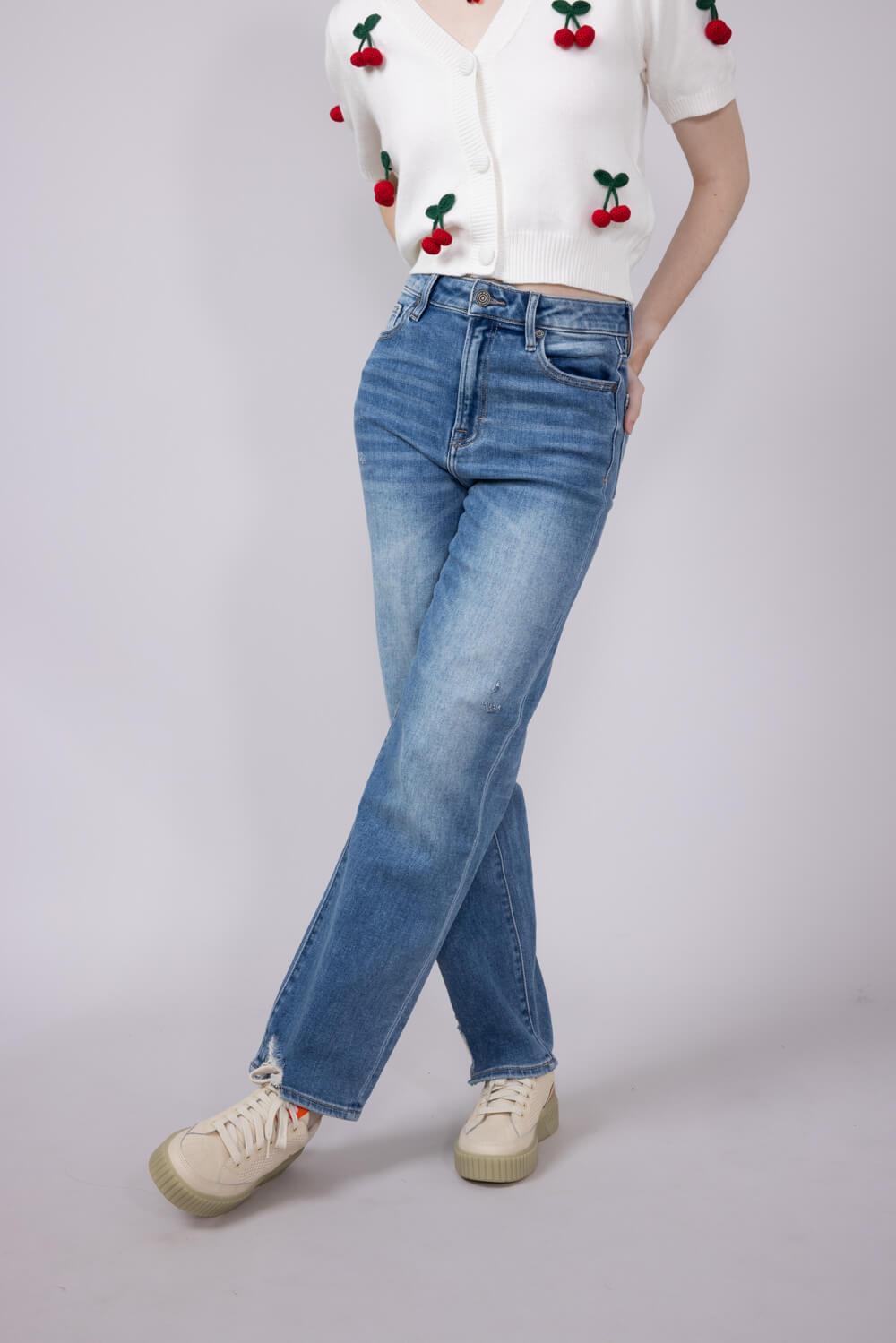 Hidden Tracey High Rise Straight Leg Jeans for Women