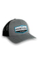 Honey Hole Outdoors OG Hex Trucker Hat for Men in Grey