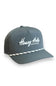 Honey Hole Outdoors Perf Rope Trucker Hat for Men in Grey