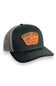Honey Hole Outdoors Bass Bite Trucker Hat for Men in Black