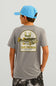 Huk Fishing Youth Badge Series T-Shirt for Boys in Night Owl