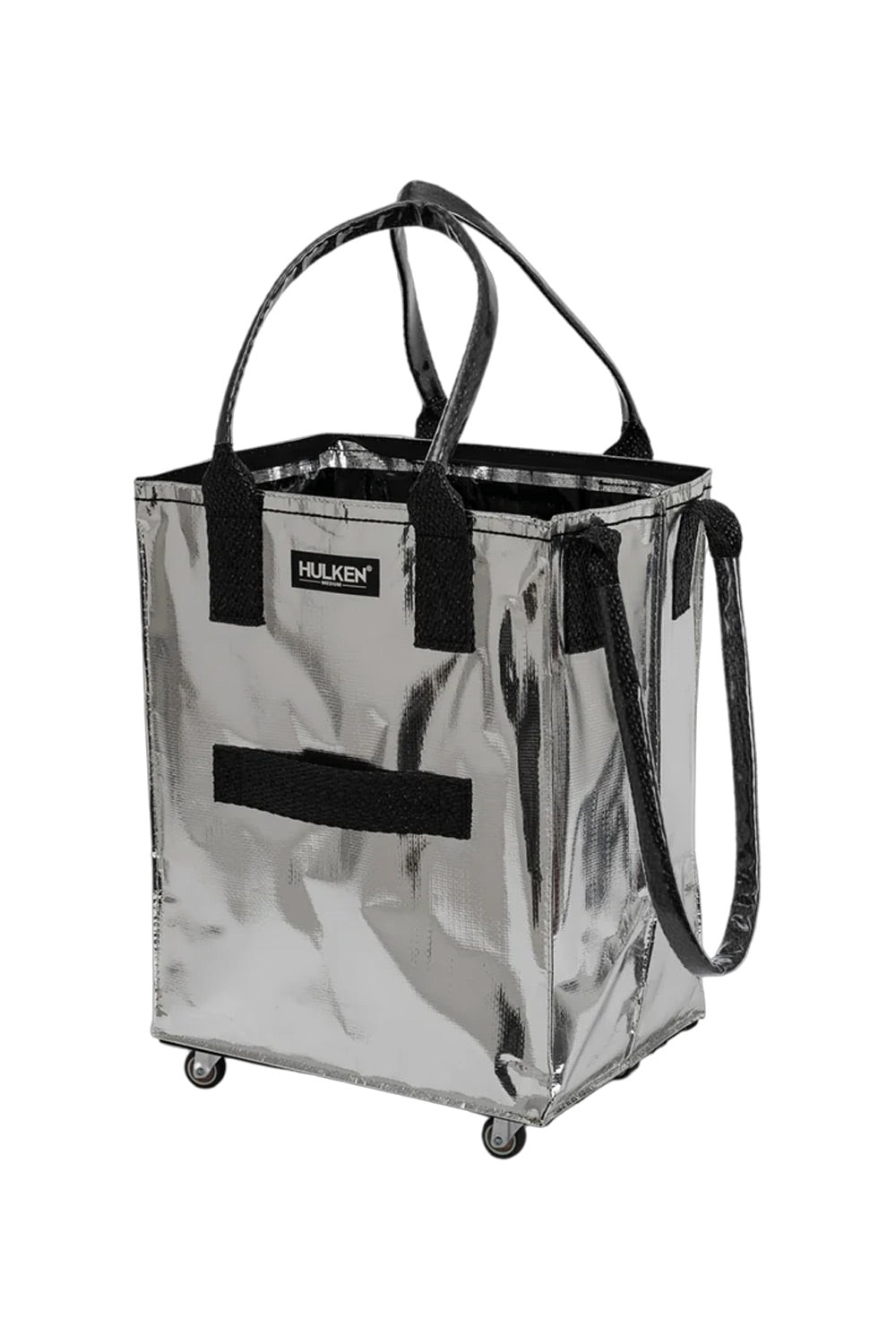 Hulken Medium Rolling Tote in Silver
