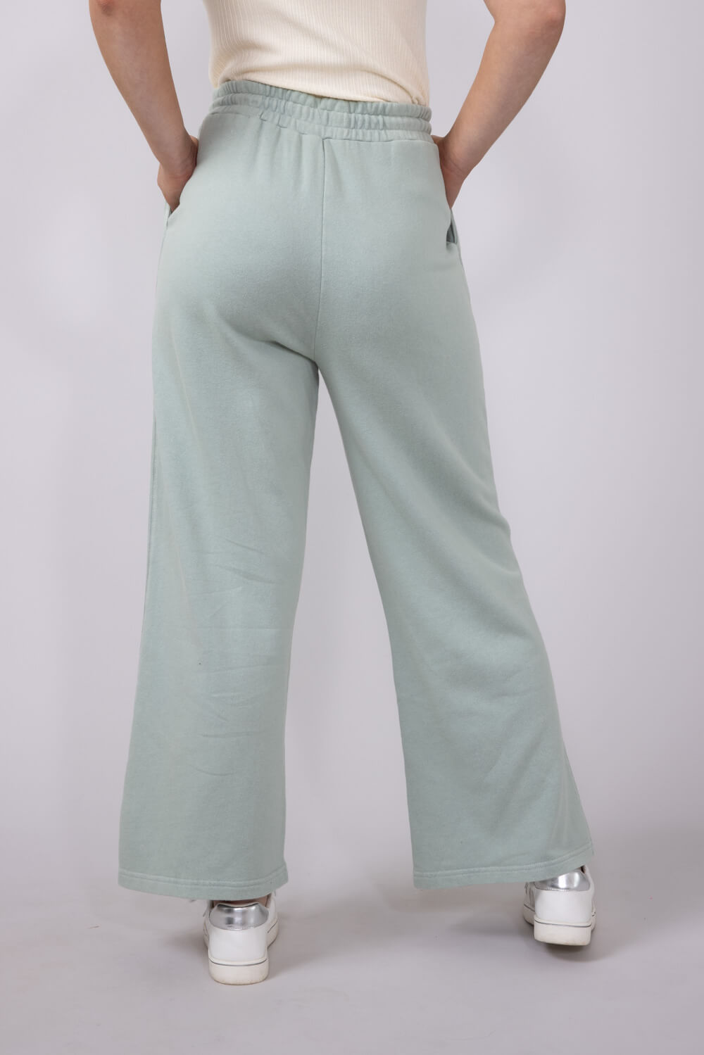 Wide Leg Lounge Pants for Women in Sage