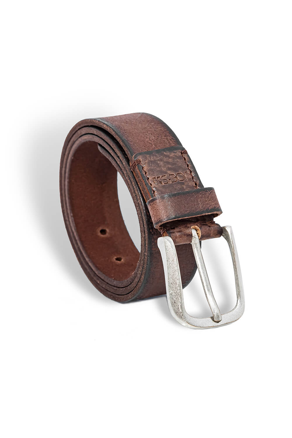 Leather Belt for Men in Brown