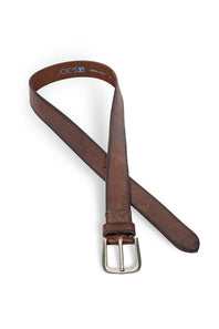 Leather Belt for Men in Brown