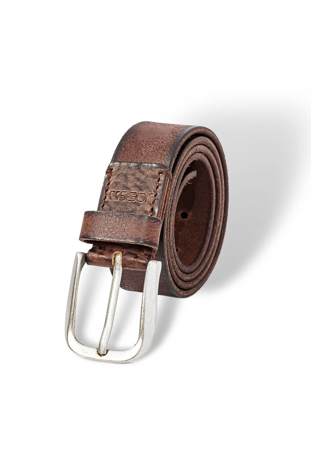 Leather Belt for Men in Brown