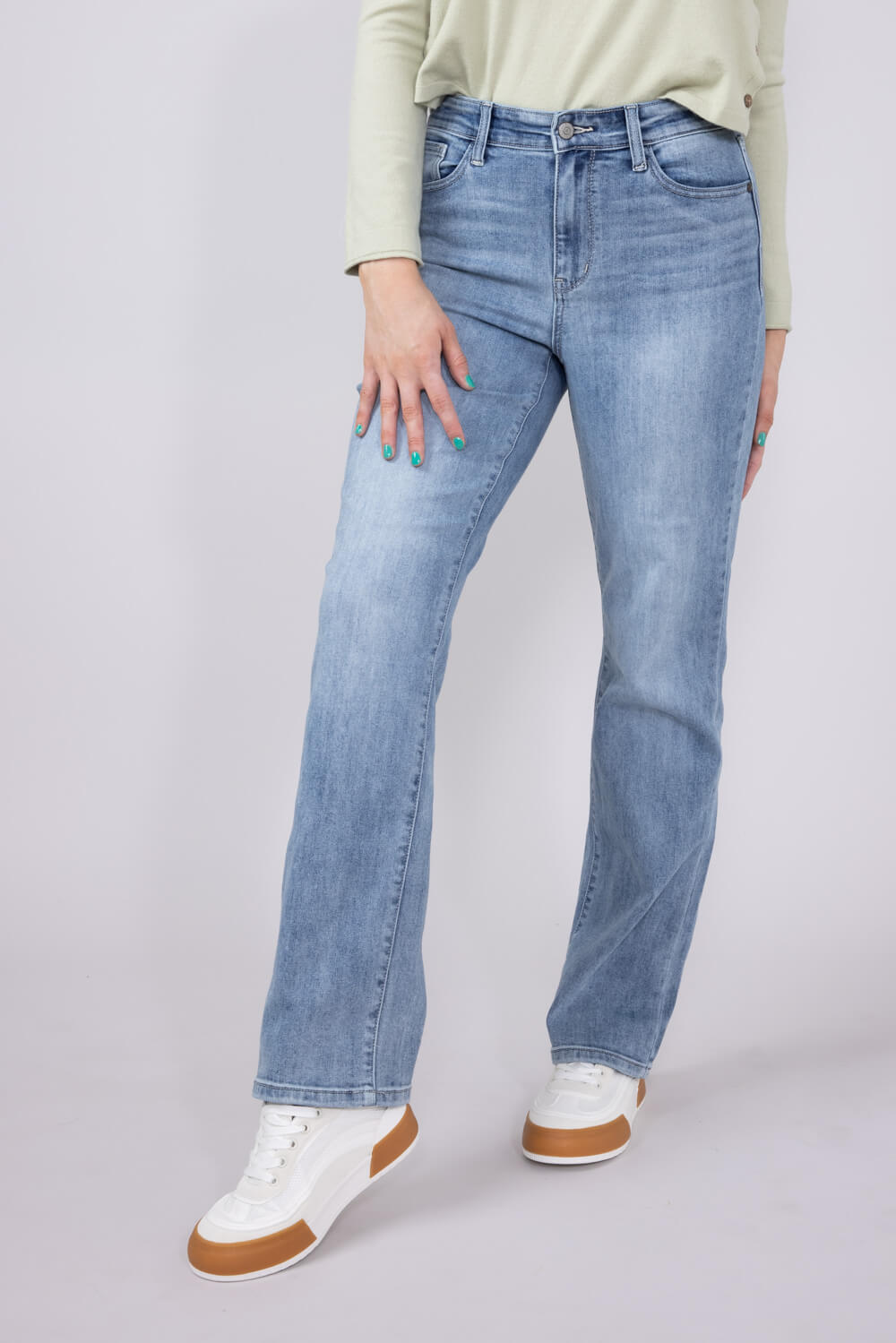 Judy Blue High-Rise 90’s Straight Jeans for Women 