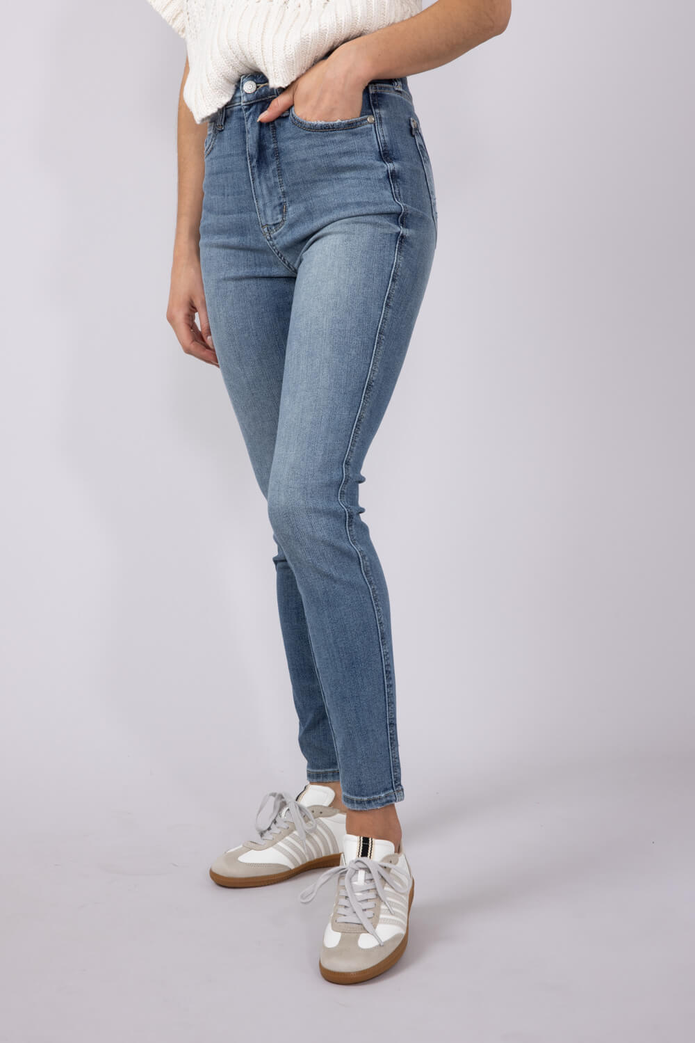 Judy Blue High-Rise Clean Skinny Jeans for Women