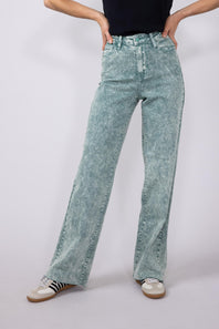 Judy Blue High-Rise Dyed Dad Jeans for Women in Green