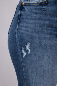 Judy Blue High-Rise Release Hem 90’s Straight Jeans for Women