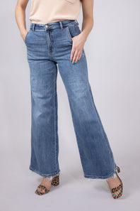 Judy Blue High-Rise Retro Wide Leg Jeans for Women