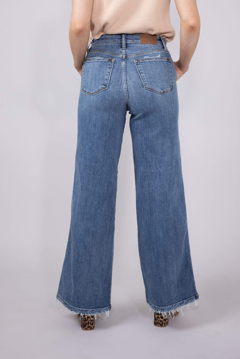 Judy Blue High-Rise Retro Wide Leg Jeans for Women