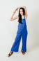 Jumpsuit with Knot Straps for Women in Blue