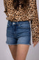 KanCan High Rise Dark Denim Shorts for Women