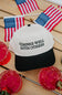 Drinks Well With Others Trucker Hat for Women in Black/Tan