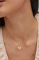Kendra Scott Ari Heart Gold Pendant Necklace in Rose Quartz 