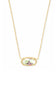 Kendra Scott Elisa Gold Pendant Necklace in Dichroic Glass