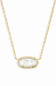 Kendra Scott Elisa Gold Pendant Necklace in Mother-of-Pearl