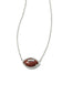 Kendra Scott Football Short Pendant in Silver