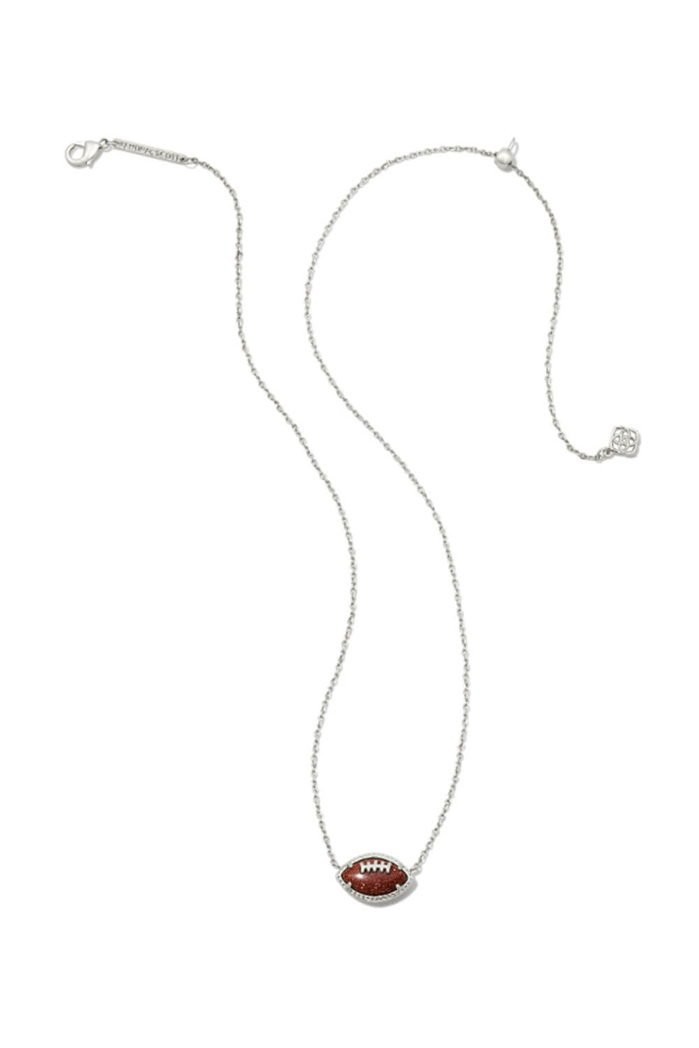 Kendra Scott Football Short Pendant in Silver