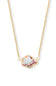 Kendra Scott Tess Gold Pendant Necklace in Dichroic Glass