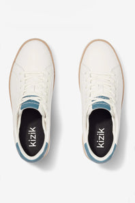 Kizik Sonoma Shoes for Men in Optic White/Coronet