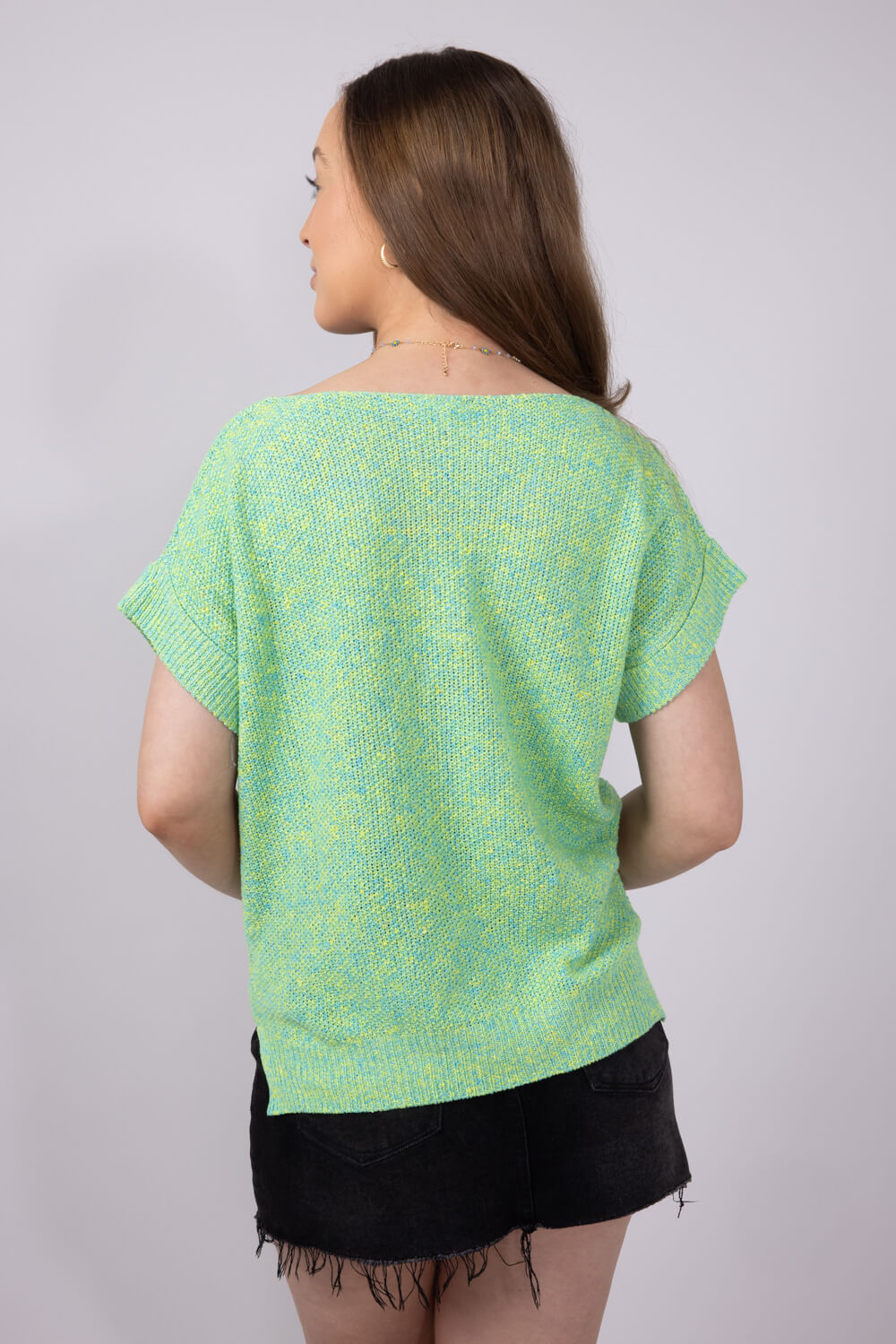 La Miel V-Neck Sweater for Women in Green