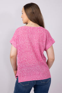 La Miel V-Neck Sweater for Women in Pink