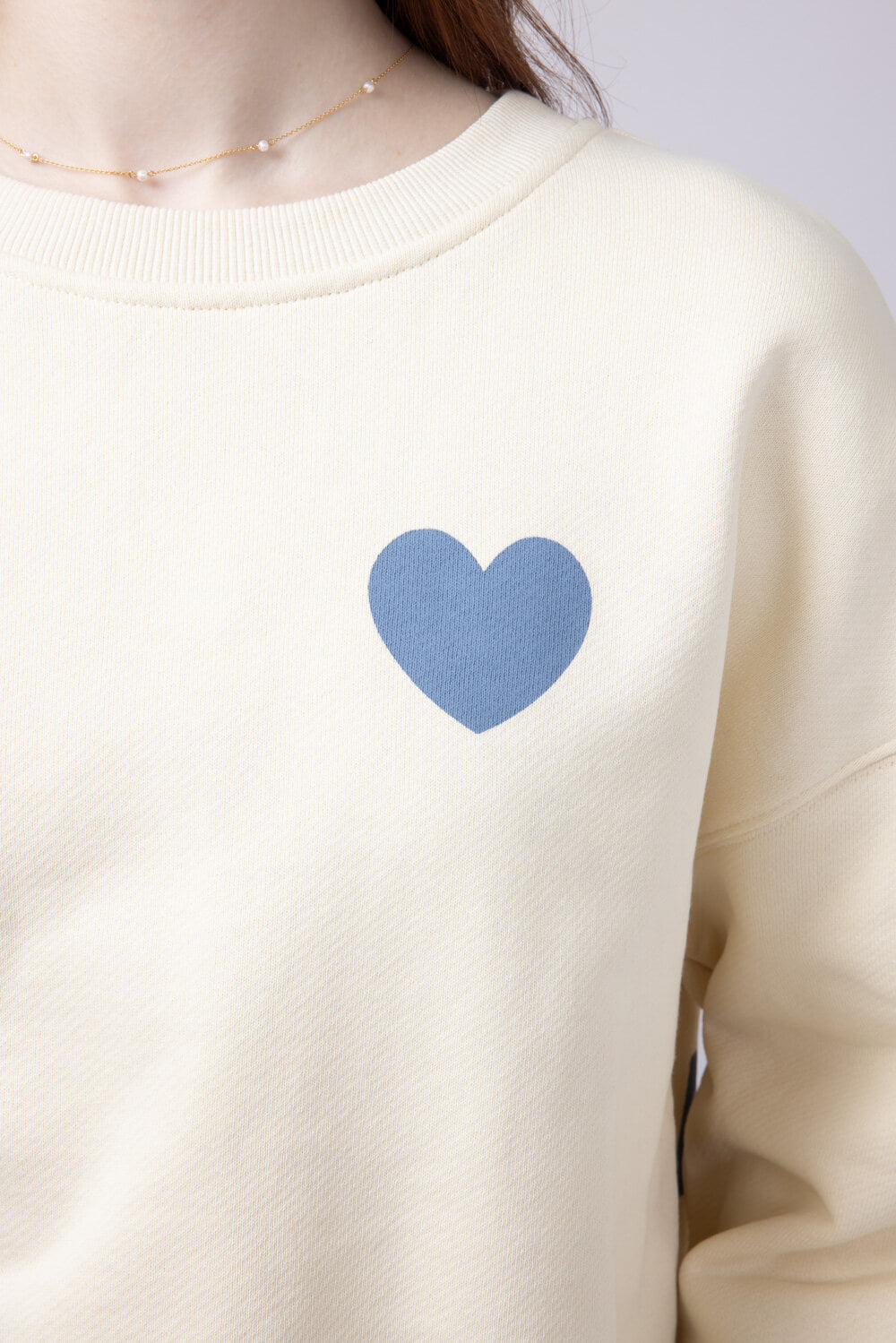 Love You To The Moon And Back Crewneck for Women in Cream