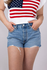 Levi’s 501 Short Switch Stitch Denim Shorts for Women