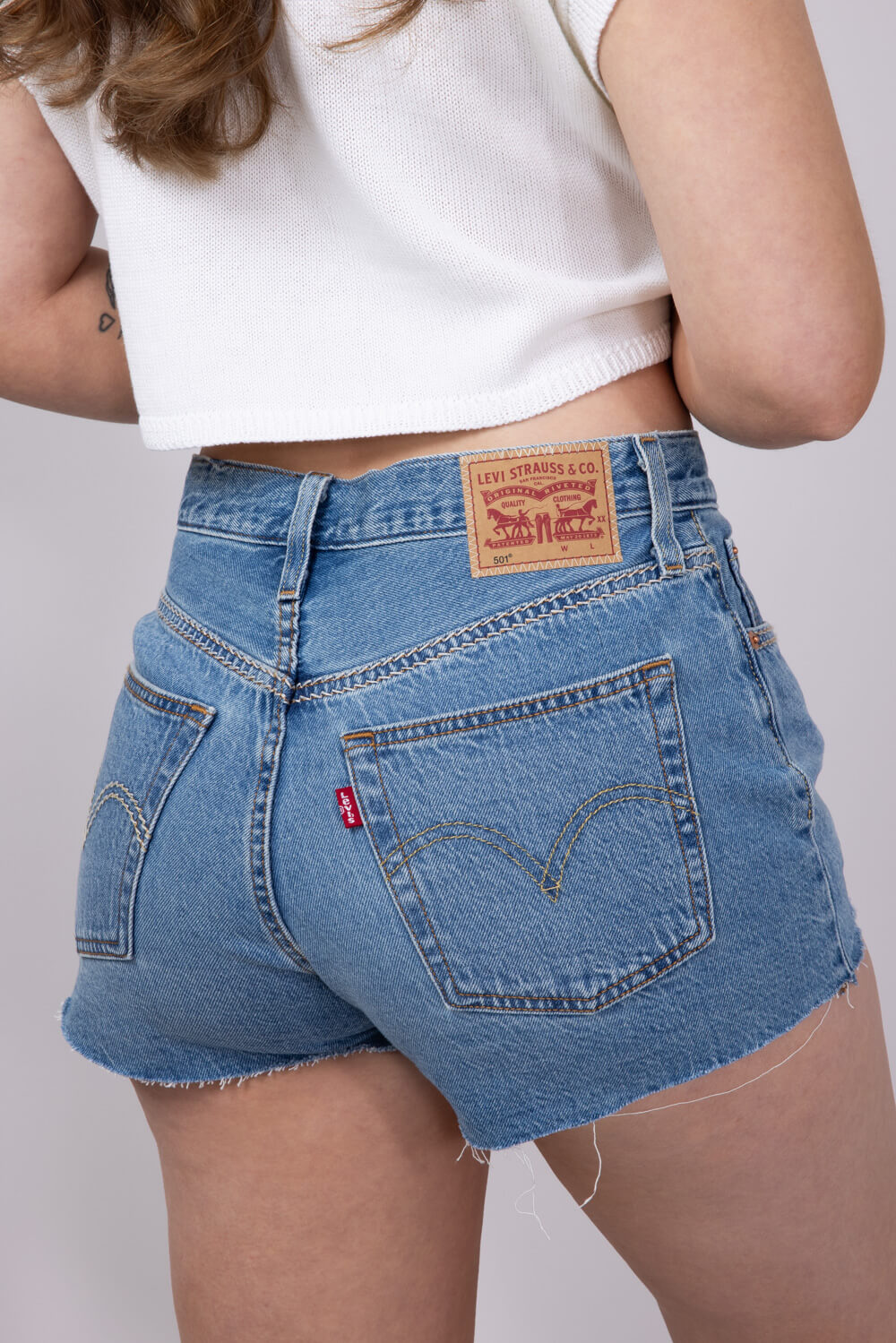 Levi’s 501 Short Switch Stitch Denim Shorts for Women