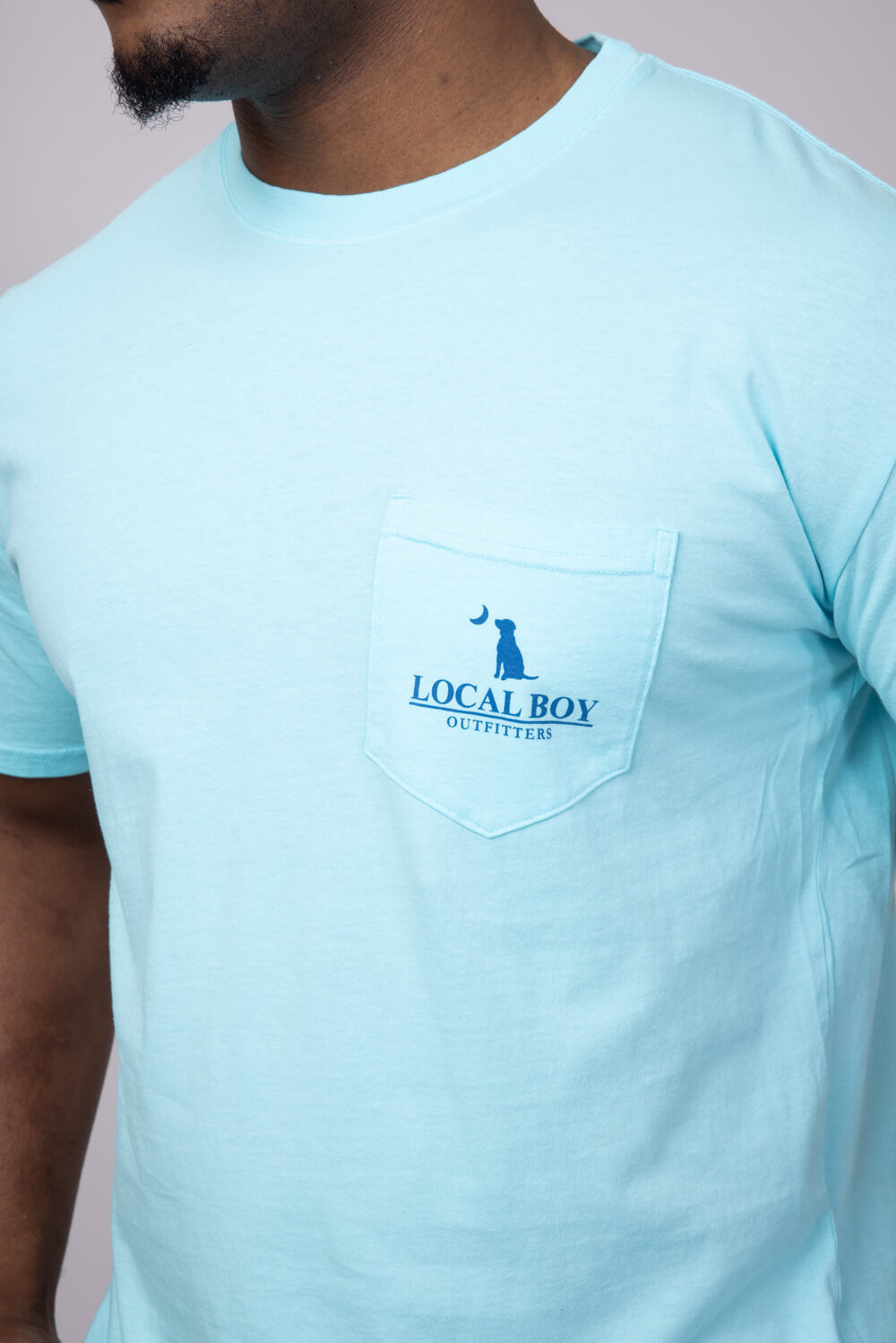 Local Boy Bad Bass T-Shirt for Men in Aqua