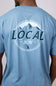 Local Boy Latte T-Shirt for Men in Slate