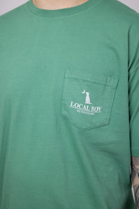 Local Boy Salmon T-Shirt for Men in Green