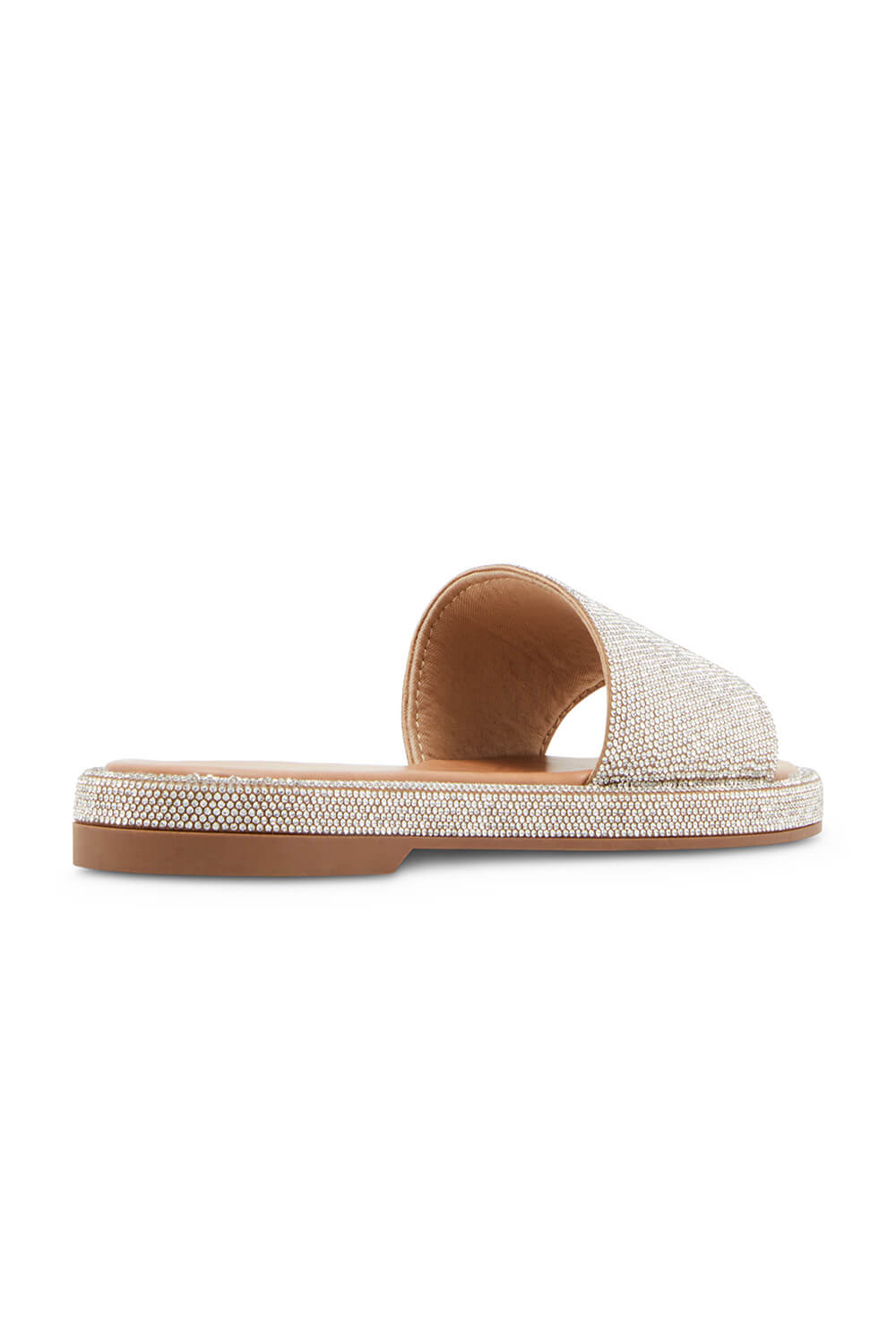 Madden Girl Addie Rhinestone Sandals for Women in Silver