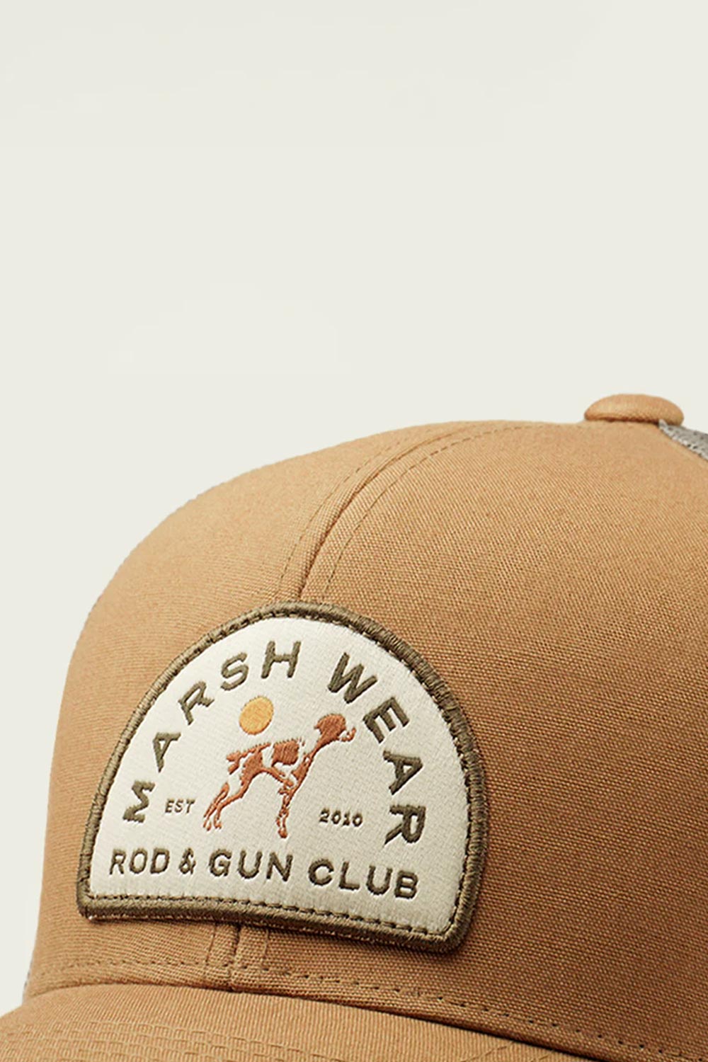 Marsh Wear Club Member Trucker Hat for Men in Tan