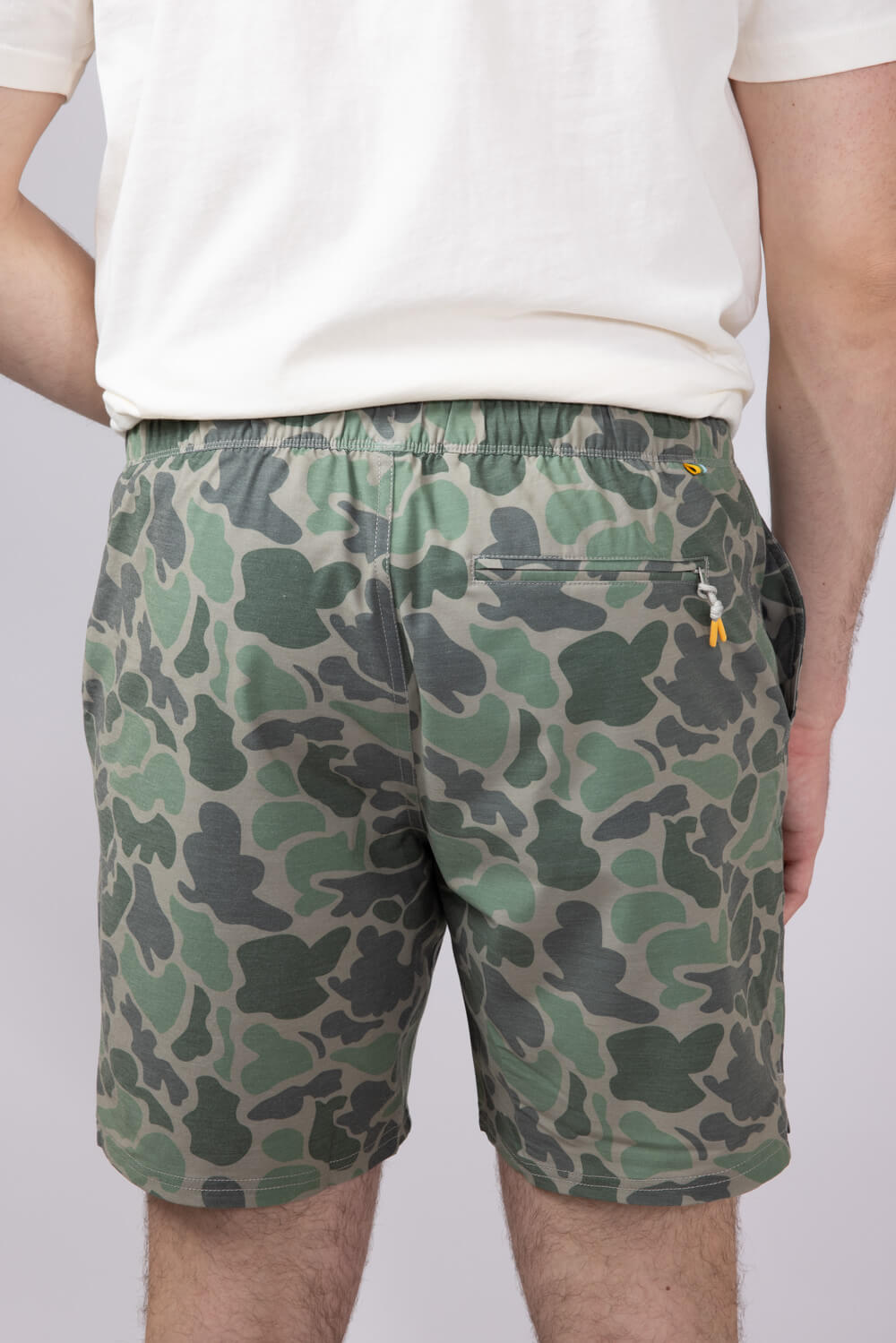 Marsh Wear Fulton Volley 8” Shorts for Men in Green Mallard Camo