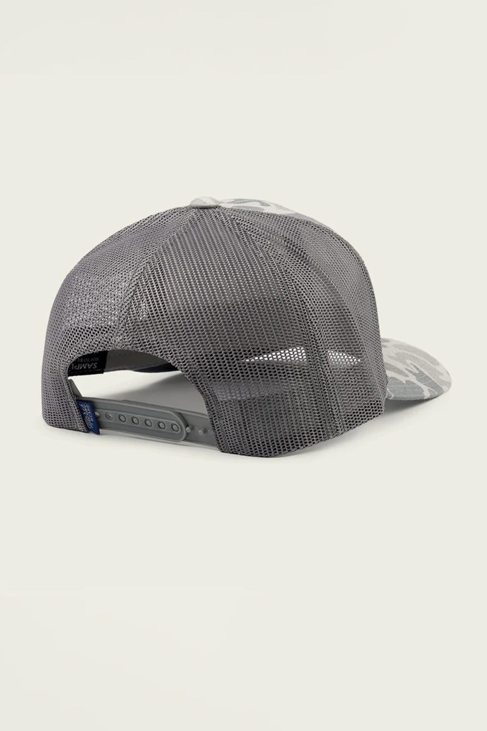Marsh Wear Camo Script Trucker Hat for Men in Grey